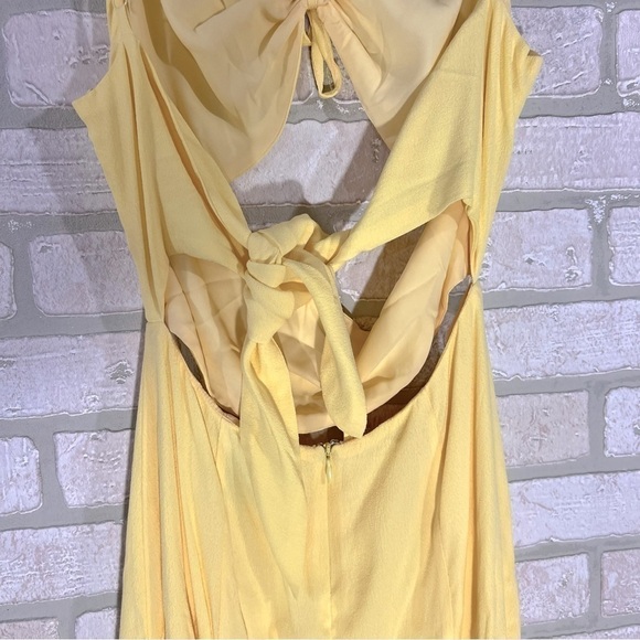 Privacy Please Levant Westerland Yellow Maxi Dress Size S - Picture 12 of 12